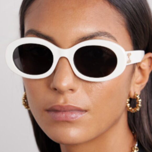 Celine Triomphe oval-frame acetate sunglasses - Picture 6 of 6